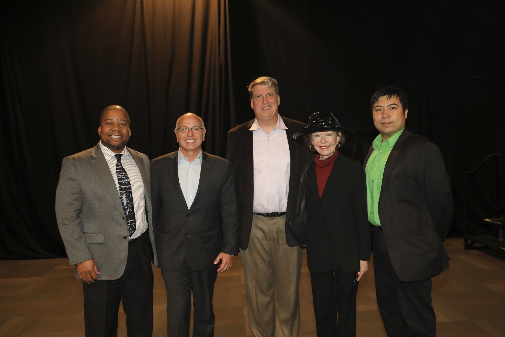 Christian Greer, Chief Educational and Programs Officer, Juan Ferrira, President, Dan Reus, Donna Wilkinson, President of Board, Dr. Zi Teng Wang